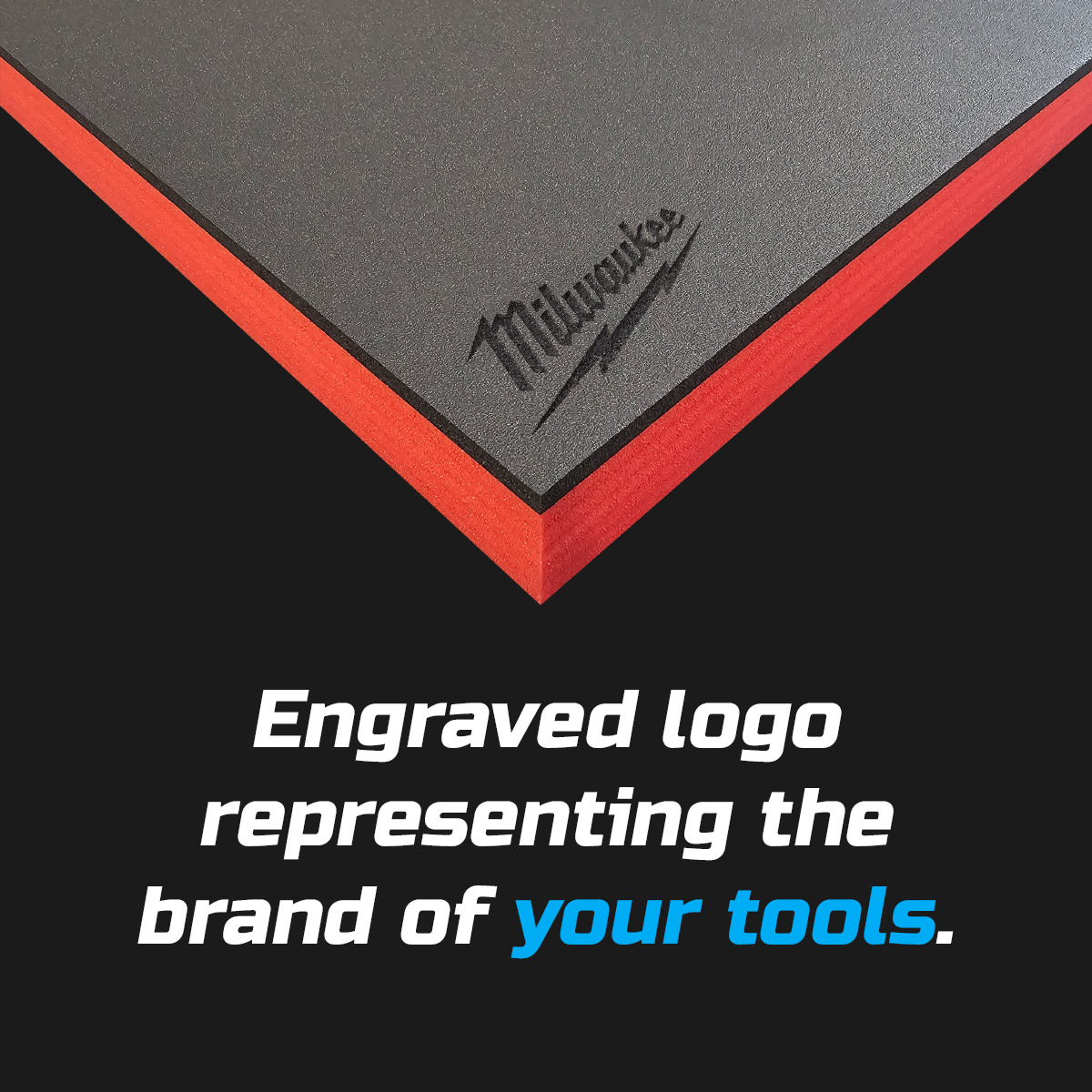 Milwaukee Tools Foam Tray Storage Insert Tool box kit