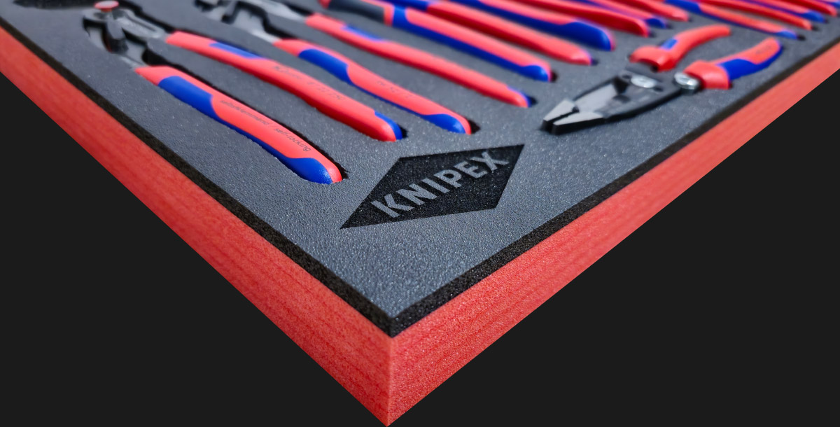 Knipex Tools Foam Tray Storage Insert Tool box kit